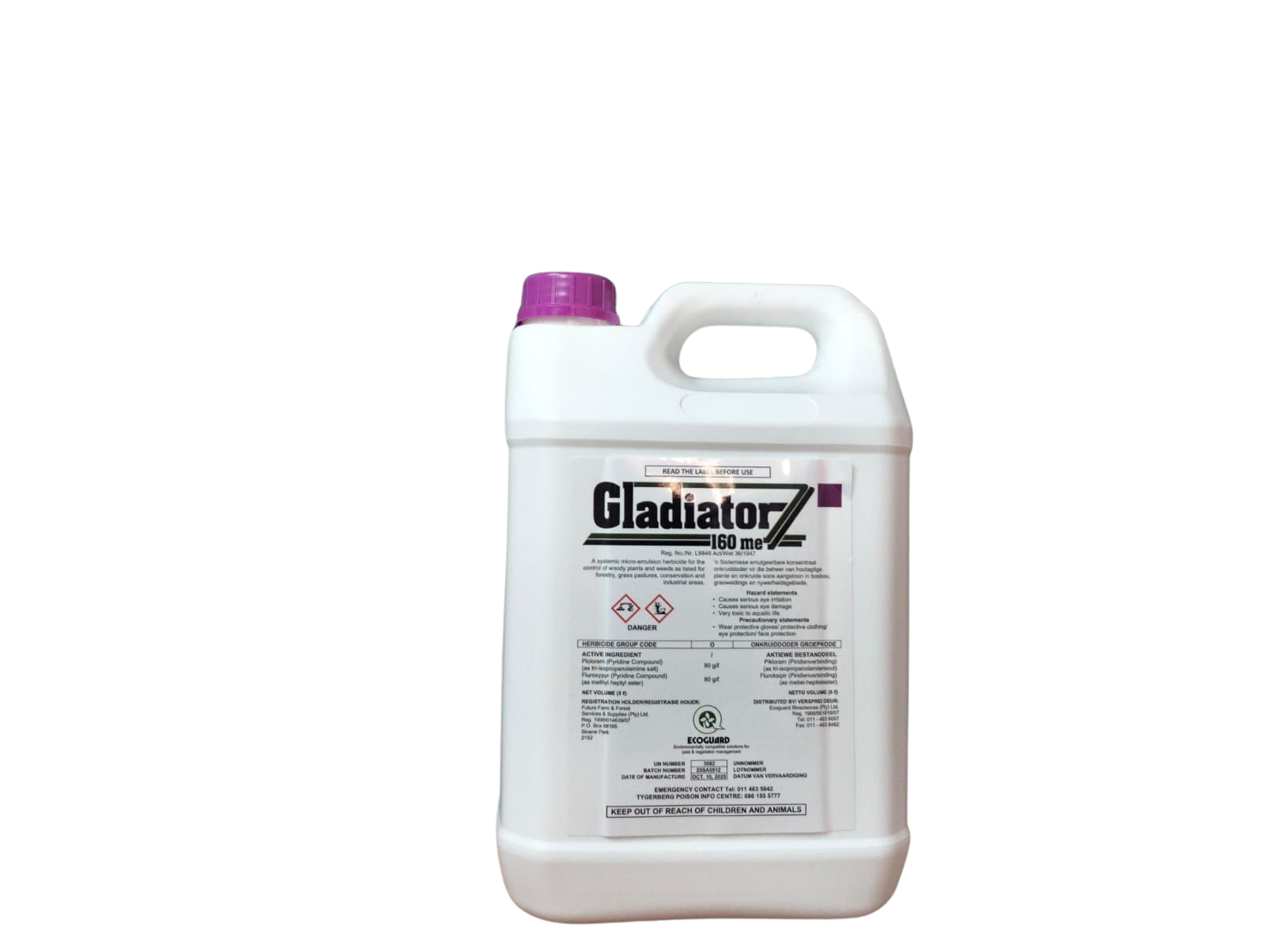 Gladiator 160 ME Herbicide 5L